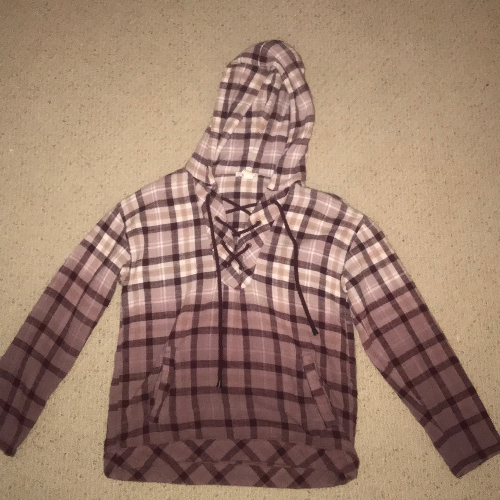 Forever 21 long sleeve shirt with hood